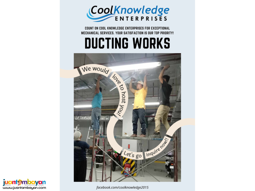 Ducting Works For Service Installation and Supply