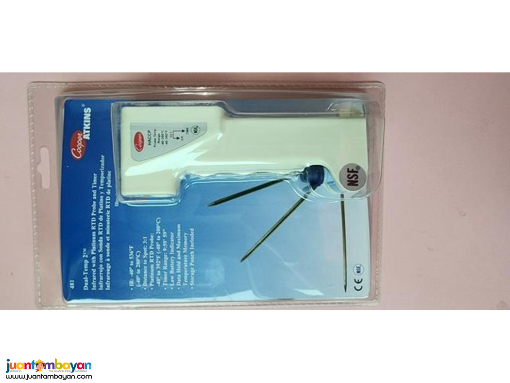 Cooper-Atkins 481 DualTemp2 Infrared with RTD Probe