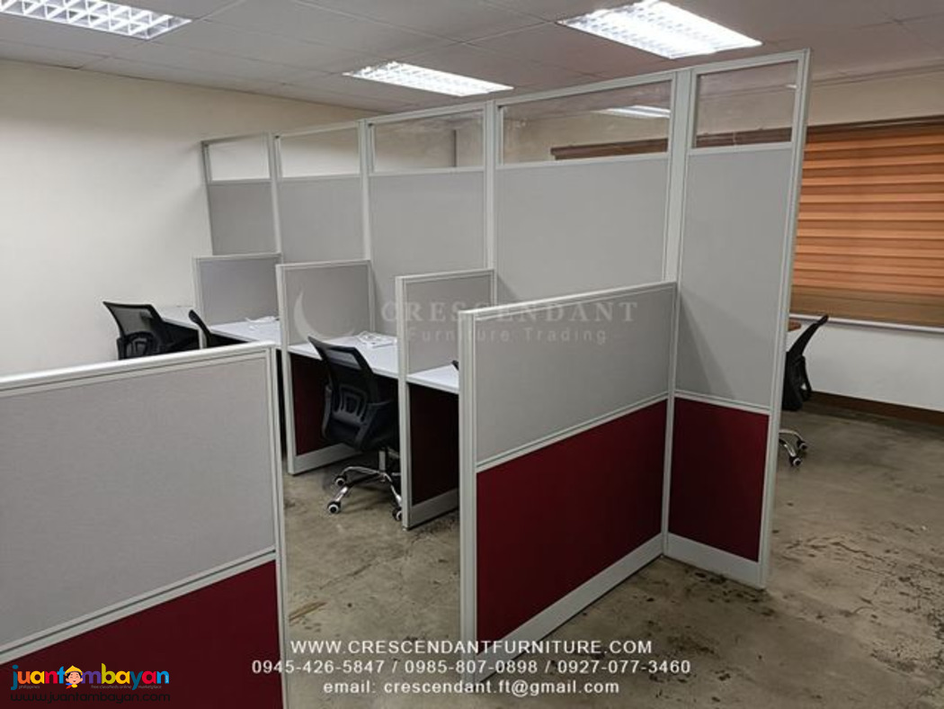 OFFICE CUBICLE WORKSTATION WITH OFFICE DIVIDER 