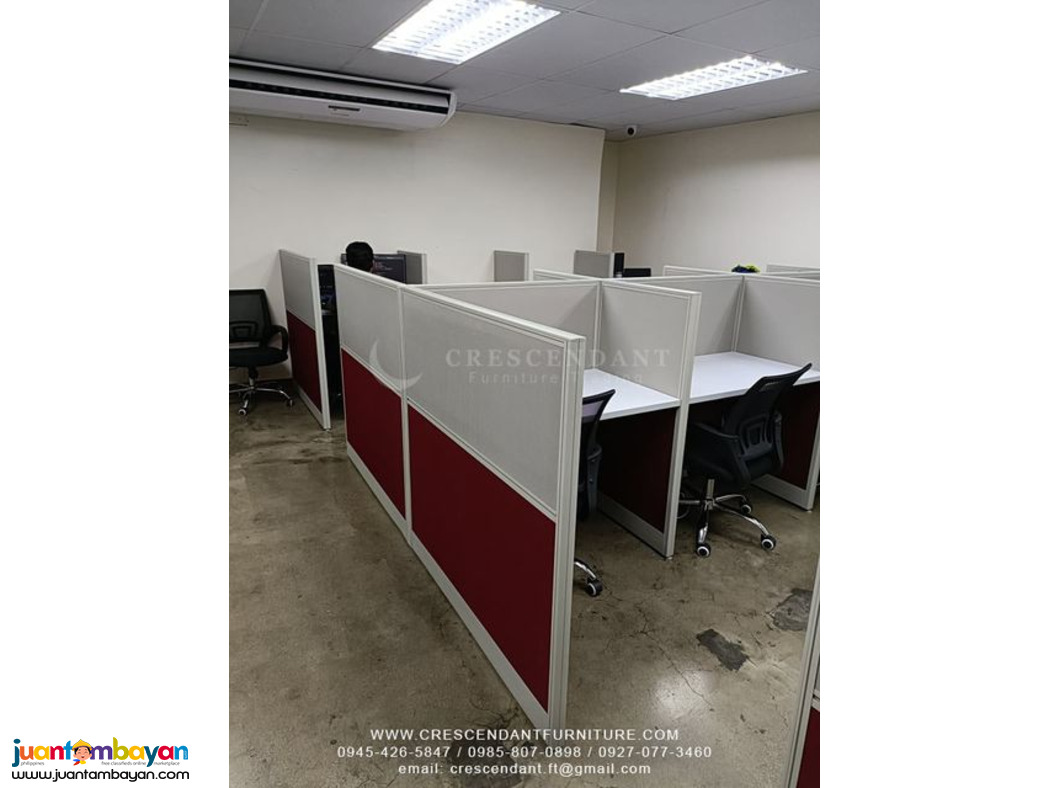OFFICE CUBICLE WORKSTATION WITH OFFICE DIVIDER 