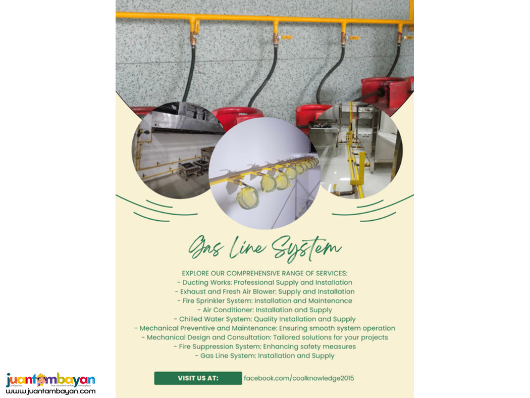 Complete Gas line system Installation