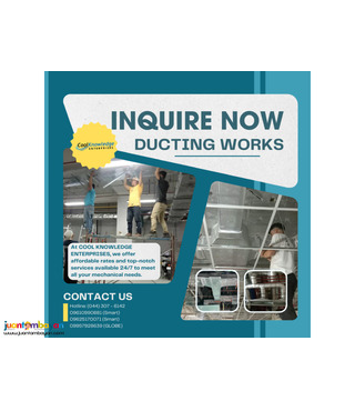 Professional Ducting Works and Services: Bulacan and nationwide