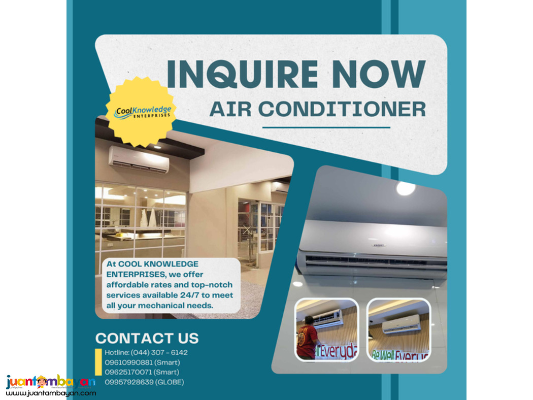 Air Conditioning, Chilled, Bulacan Installation and Supply.