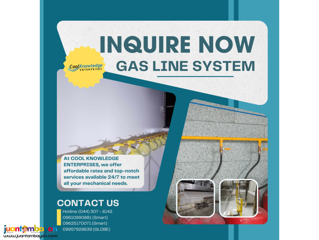 New Install or Repiping of Gas Line