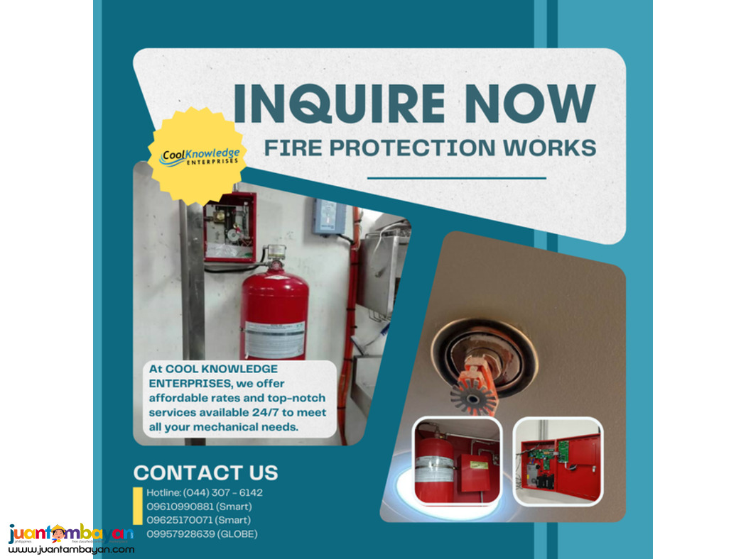 Fire Protection, Alarm, Sprinkler, Detector, Etc.