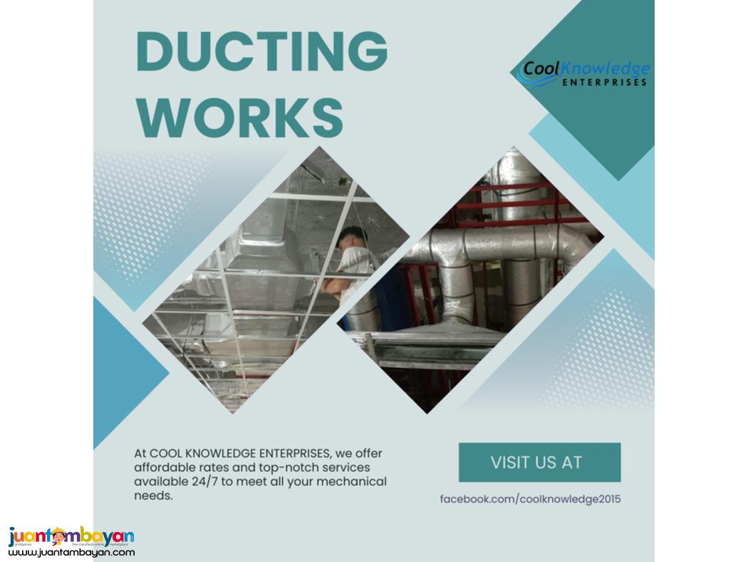 dUCTOING SERVICE FOR COMMERCIAL SPACES AND OTHERS