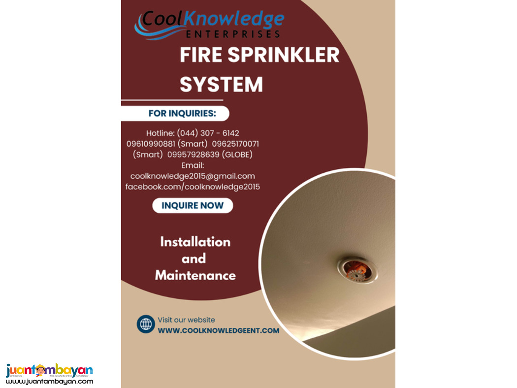 Fire Sprinkler System: Installation and Maintenance