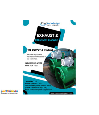Expert Services on fresh air blower