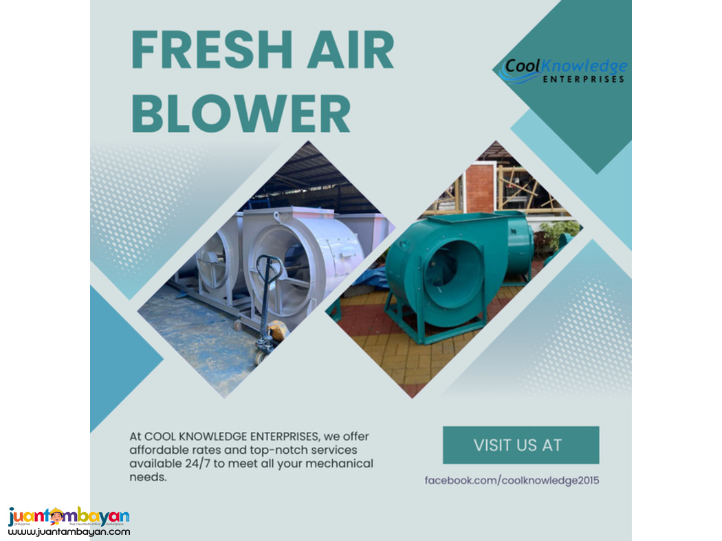 Fresh Air Blowers at CKE Bulacan