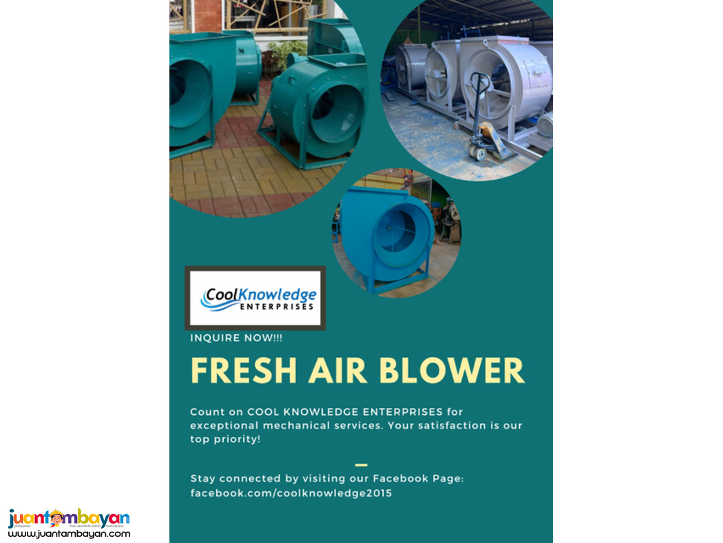 Blowers ( Exhaust and Fresh Air) -Supply and Installation Nationwide