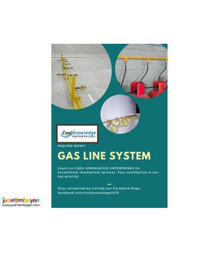 Low and High Pressure Gas Line System Avail Now!