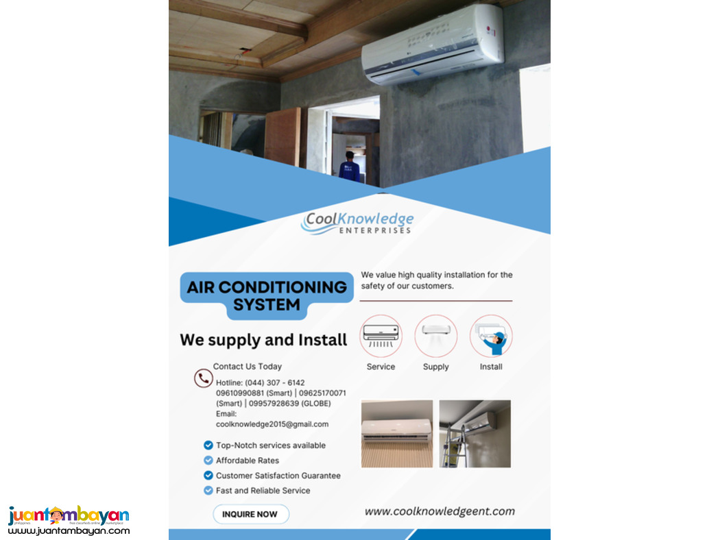 AIRCON | INSTALLATION AND SUPPLY SERVICE