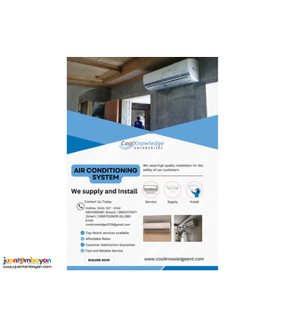AIRCON | INSTALLATION AND SUPPLY SERVICE