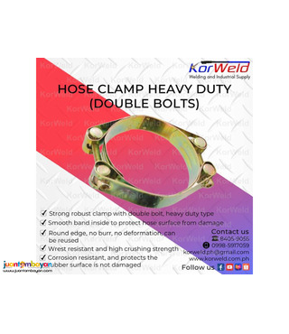Hose Clamp Heavy Duty (Double Bolts)