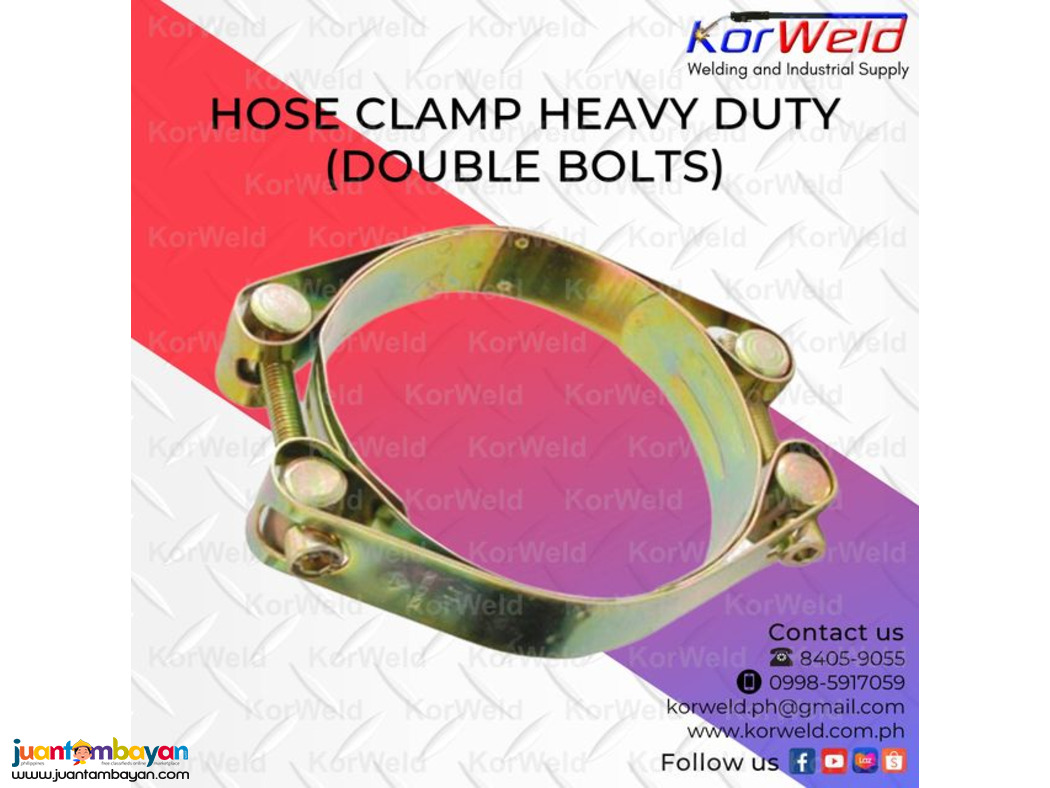 Hose Clamp Heavy Duty (Double Bolts)