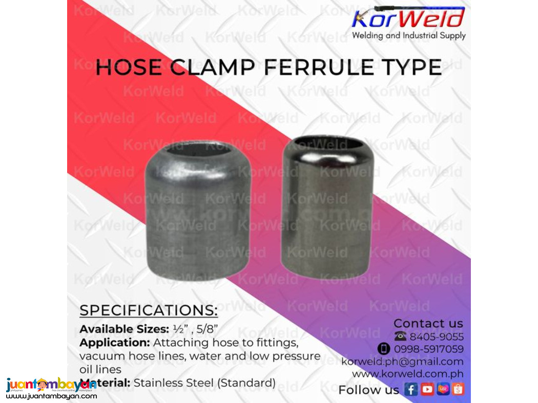 Hose Clamp Ferrule Type