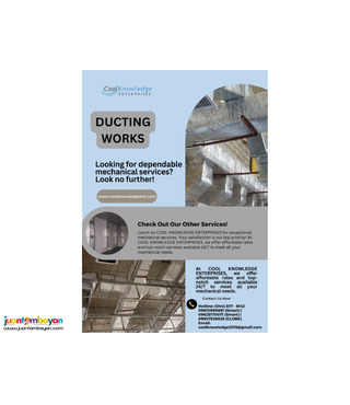 Mechanical Service: Ducting [Installation & supply]