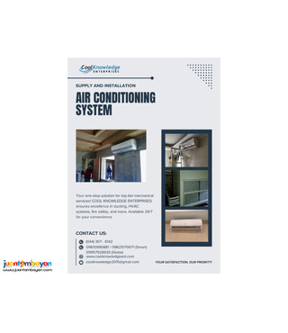 expert supply & installation [AIR CONDITIONER]