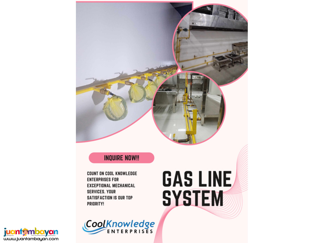 SERVES GAS LINE AT HIGH QUALITY SUPPLY AND INSTALLATION