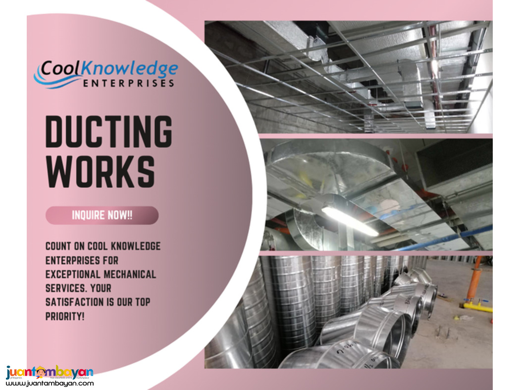 DUCTING WORKS SUPPLY AND INSTALLATION NATIONWIDE
