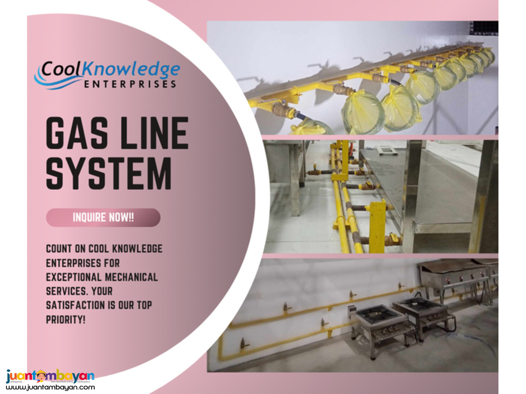 Low and High Pressure Gas Line System. Avail Now!