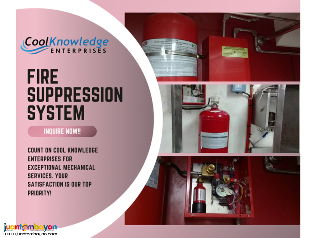 FIRE SUPPRESSION SYSTEM - HIGH QUALITY! INSTALLATION AND SUPPLY