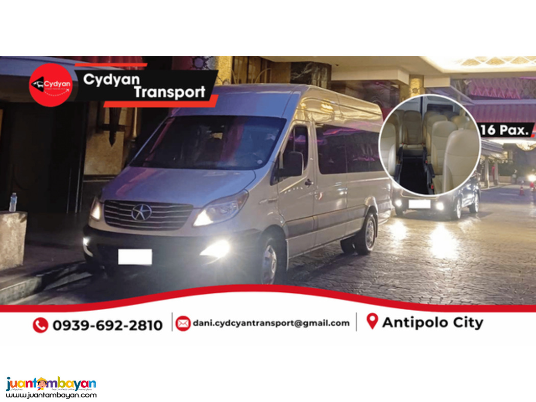Jack Sunray VAN for rent Jack Sunray VAN for rent