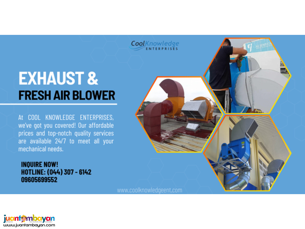 EXHAUST & FRESH AIR BLOWER AT CKE