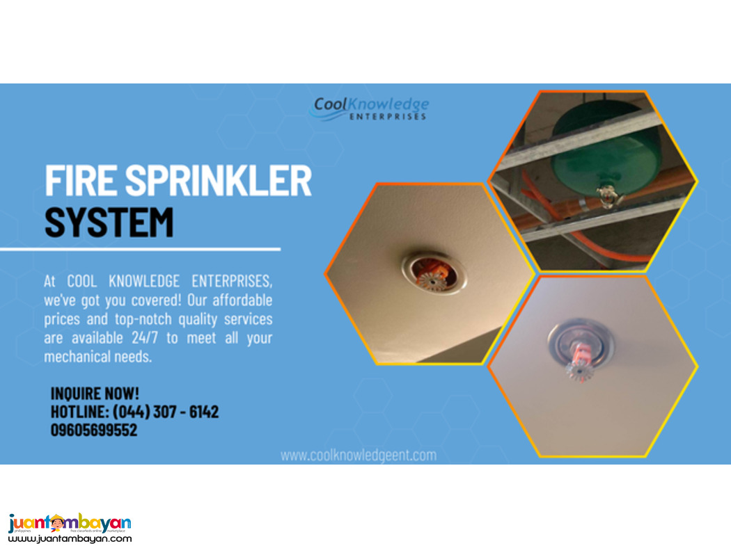 FIRE SPRINKLER SYSTEM AT CKE