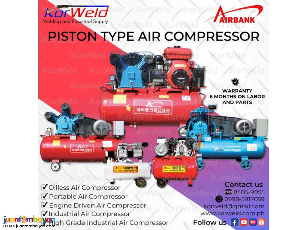 Air Compressor - Oilless, Portable, Industrial, Engine Driven Air Compressor - Oilless, Portable, Industrial, Engine Driven