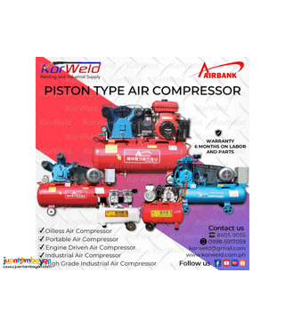 Air Compressor - Oilless, Portable, Industrial, Engine Driven