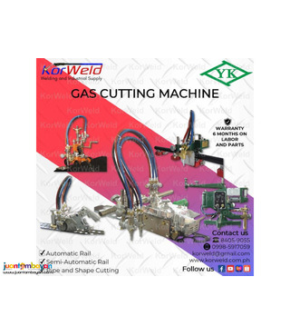Gas Cutting Machine - Rail/Straight, Pipe, Shape