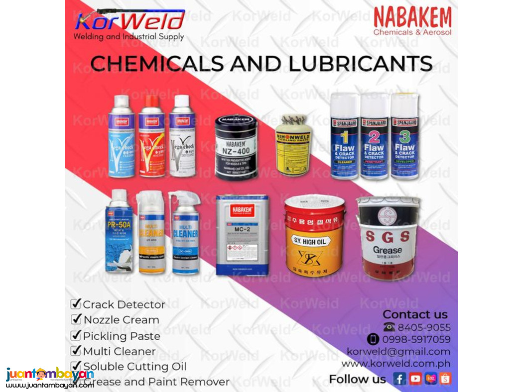 Chemicals and Lubricants Chemicals and Lubricants