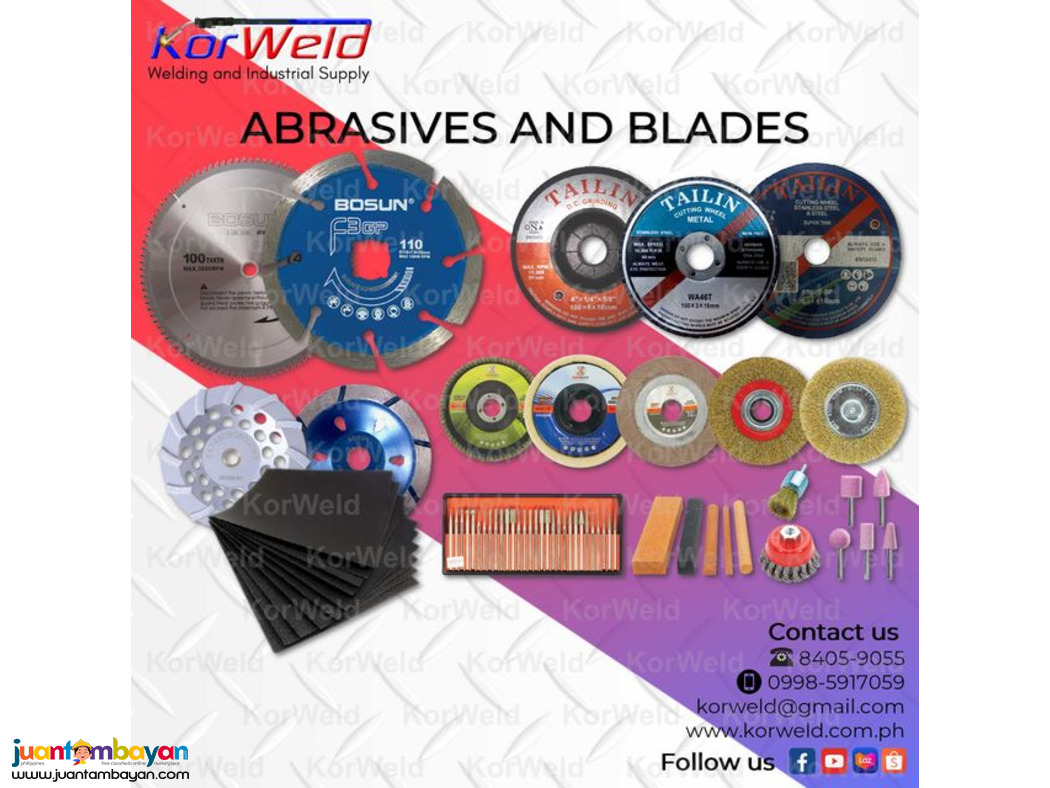 Abrasives, Blades, Disc Abrasives, Blades, Disc
