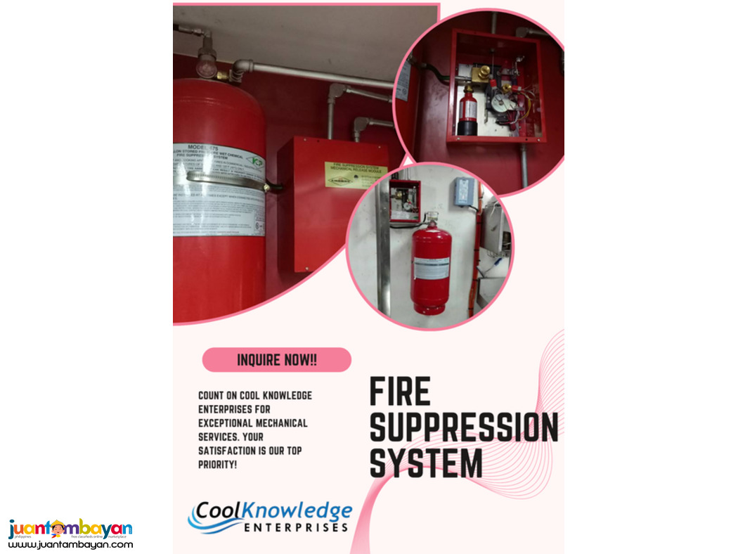Fire Suppression System Setup and Support Fire Suppression System Setup and Support