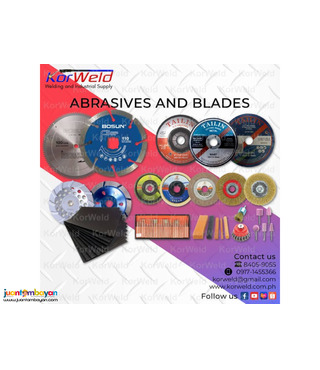 Abrasives, blades, disc