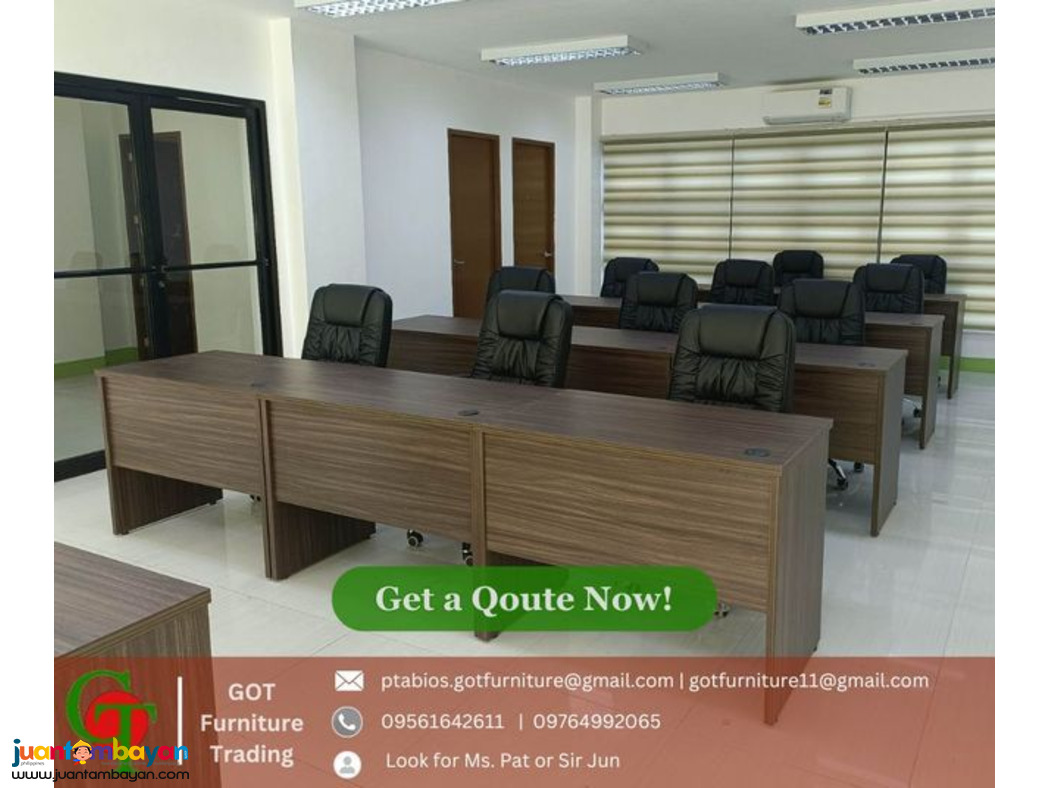 Executive Office Table with Chair Set
