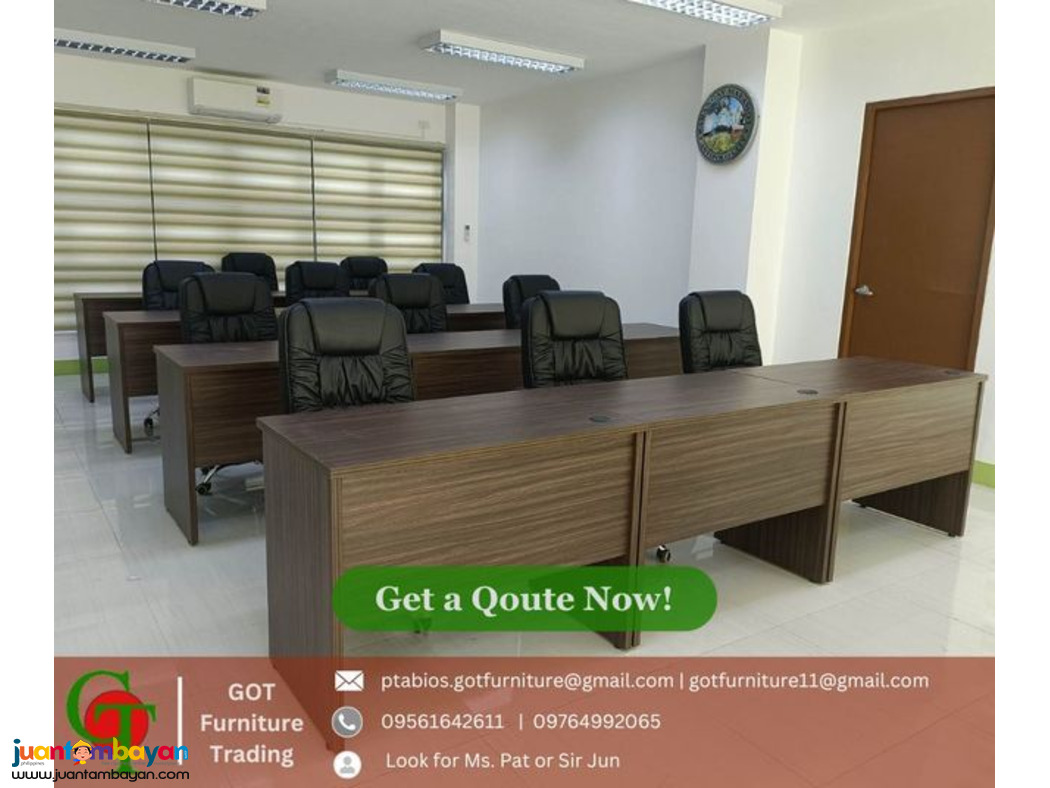 Executive Office Table with Chair Set