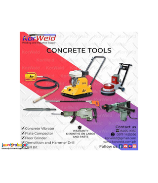 Concrete Equipment, Plate Compactor, Floor Grinder, Demolition Hammer