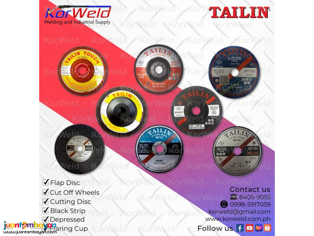 Abrasives, blades, disc