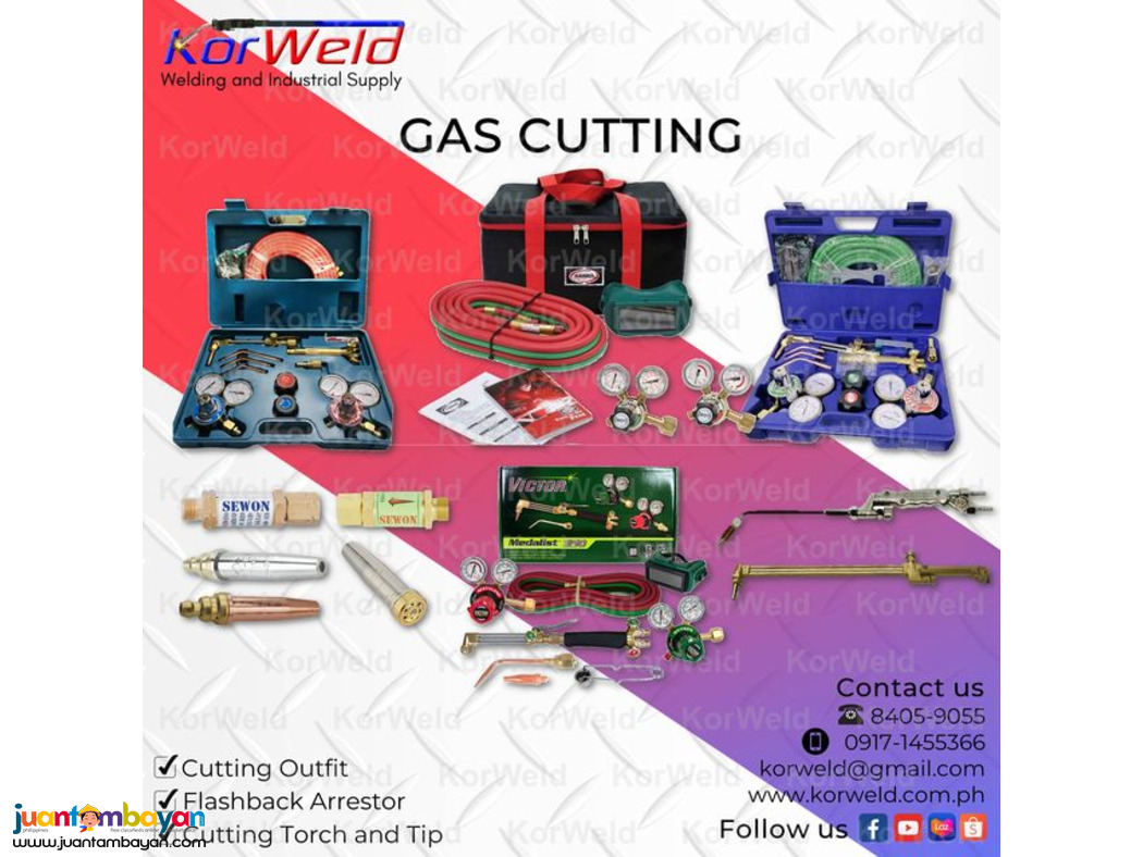 Cutting Outfit set, flashback arrestor, cutting torch, cutting tip Cutting Outfit set, flashback arrestor, cutting torch, cutting tip