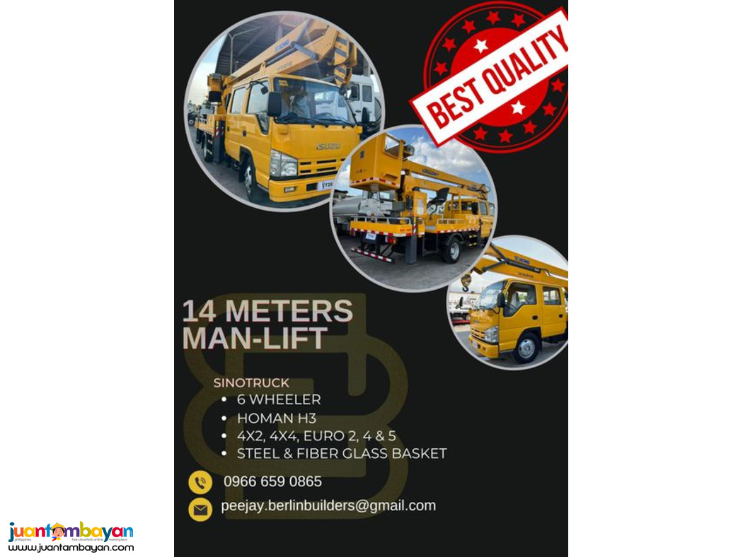 14 meters manlift