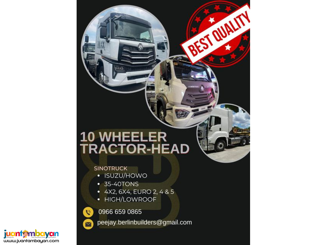 Sinotruk 10 Wheeler Tractor-head (HOWO, ISUZU)
