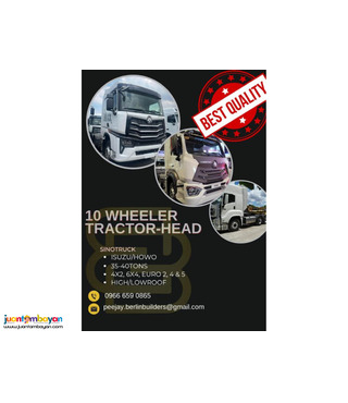 Sinotruk 10 Wheeler Tractor-head (HOWO, ISUZU)