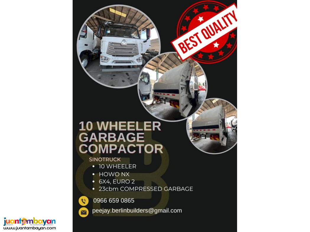 6 & 10 Wheeler Garbage Compactor