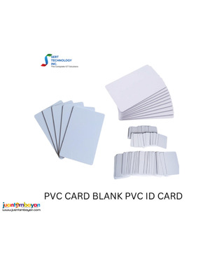 PVC Blank ID Cards Glossy White PVC