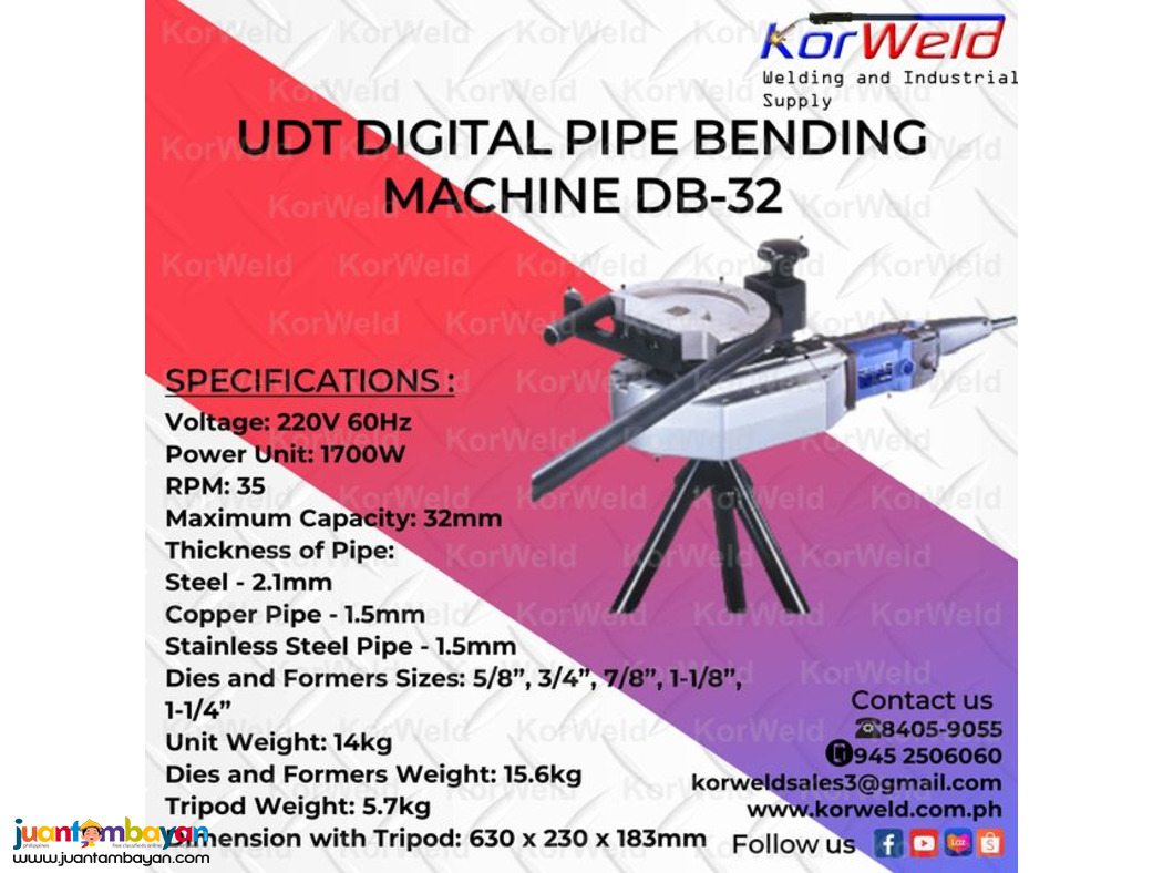 Digital Pipe Bender DB-32 (UDT)