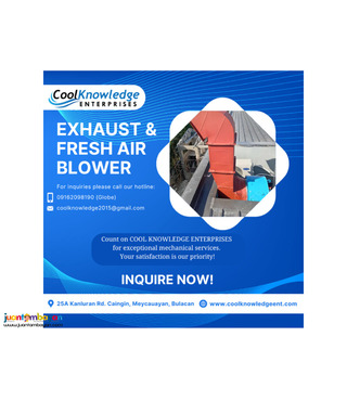 EXHAUST AND FRESH AIR BLOWER~