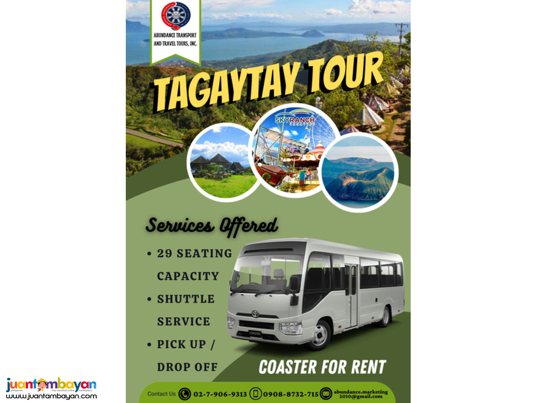 TAGAYTAY tOUR TAGAYTAY tOUR