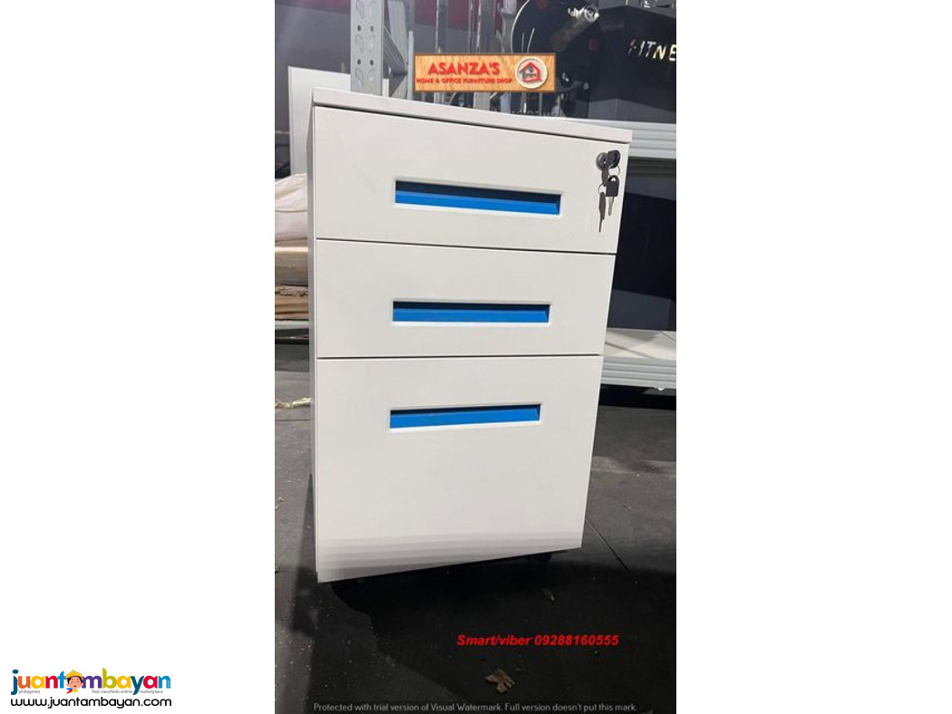 3 drawer mobile pedestal